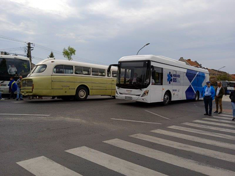 Der IKARUS Medi-Bus bei seinem Einsatz in Tapolca / Ungarn